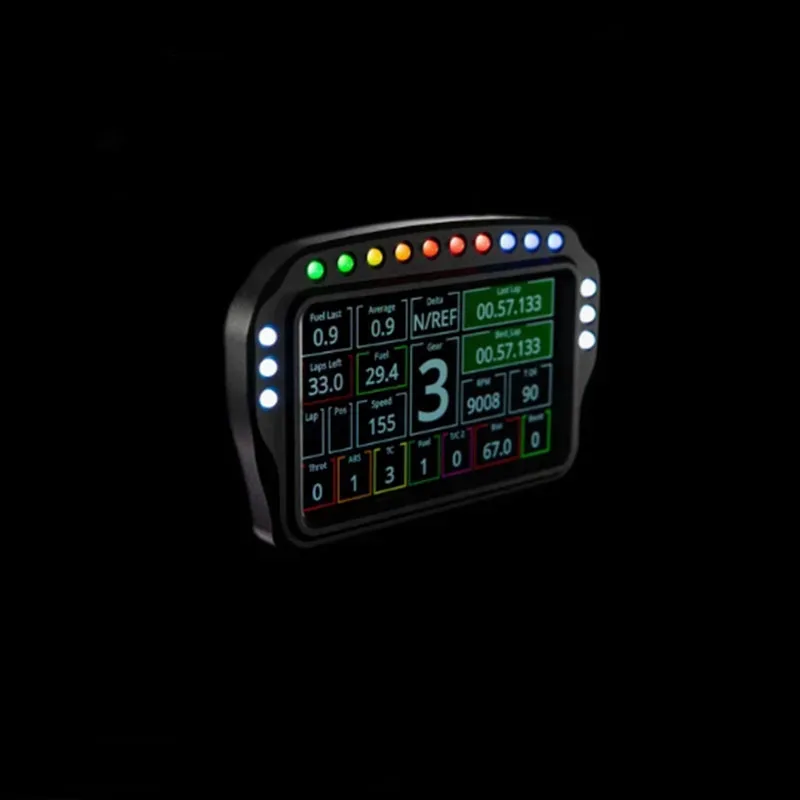 Layar Dasbor Dasbor Game Simracing Modul Meter Tampilan Kecepatan Tampilan LCD 5 Inci untuk Basis Drive FANATEC Simagic Logitech