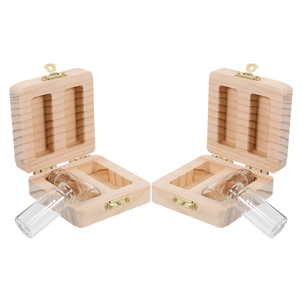 

Lanugo для хранения пуповинного шнура для ребенка, первая стрижка с памятью, детская деревянная большая вместимость с защитным дизайном, плод для детей