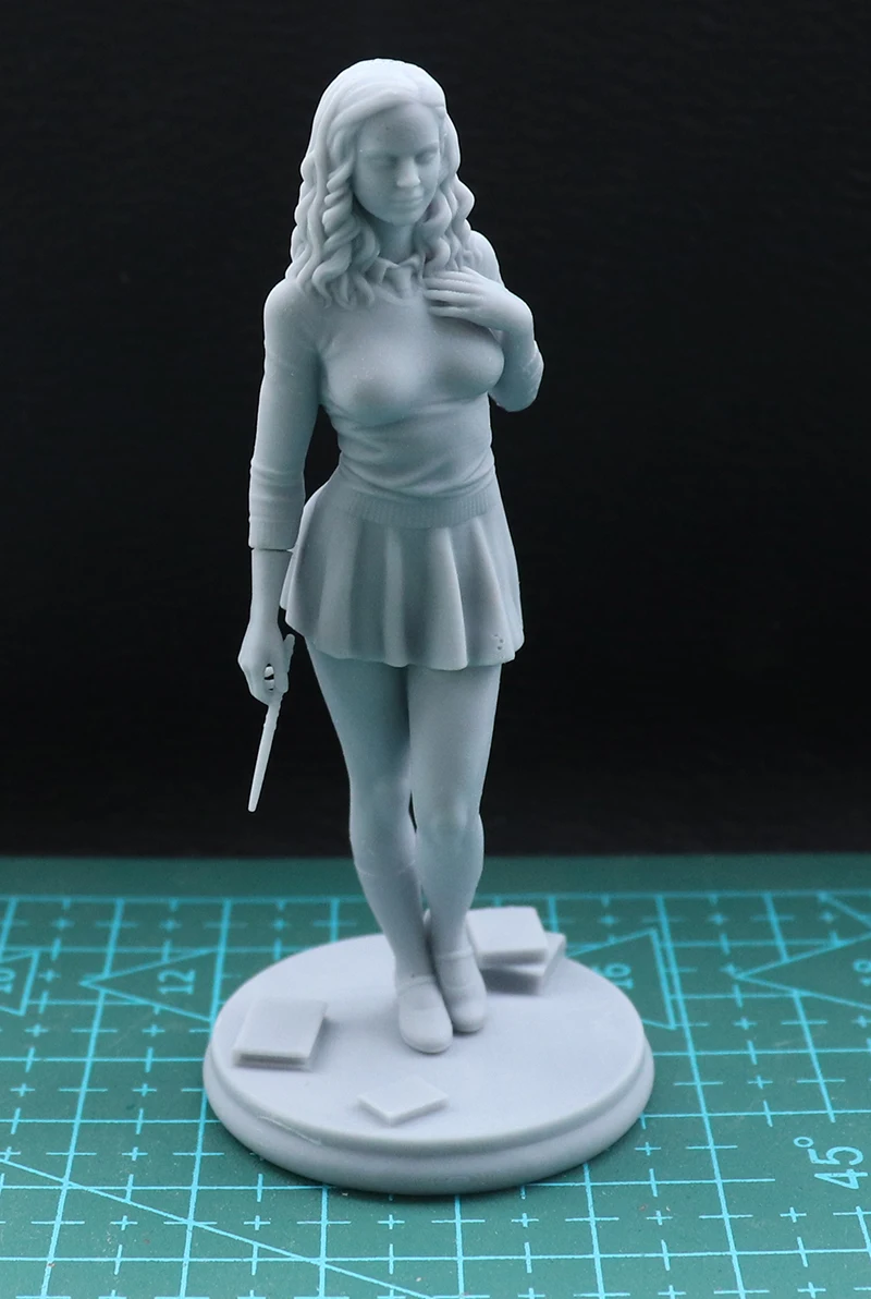 1/24 75mm 1/18 100mm Resin Model Prettyl Girl Figure Sculpture Unpainted No Color RW-829