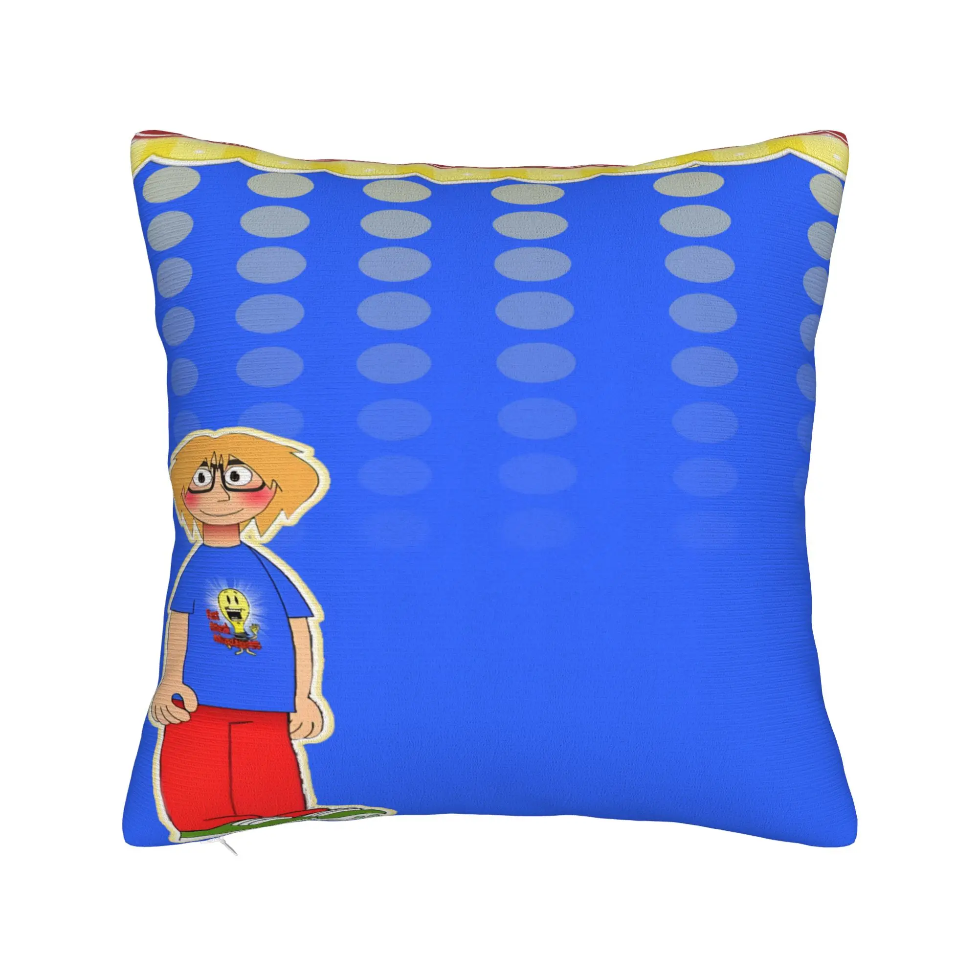 F-Fact A-Attack Adventures Printing Pillowcase Cushion Cover  Pillow Covers Y2K Home Decoration Square Multiple Sizes