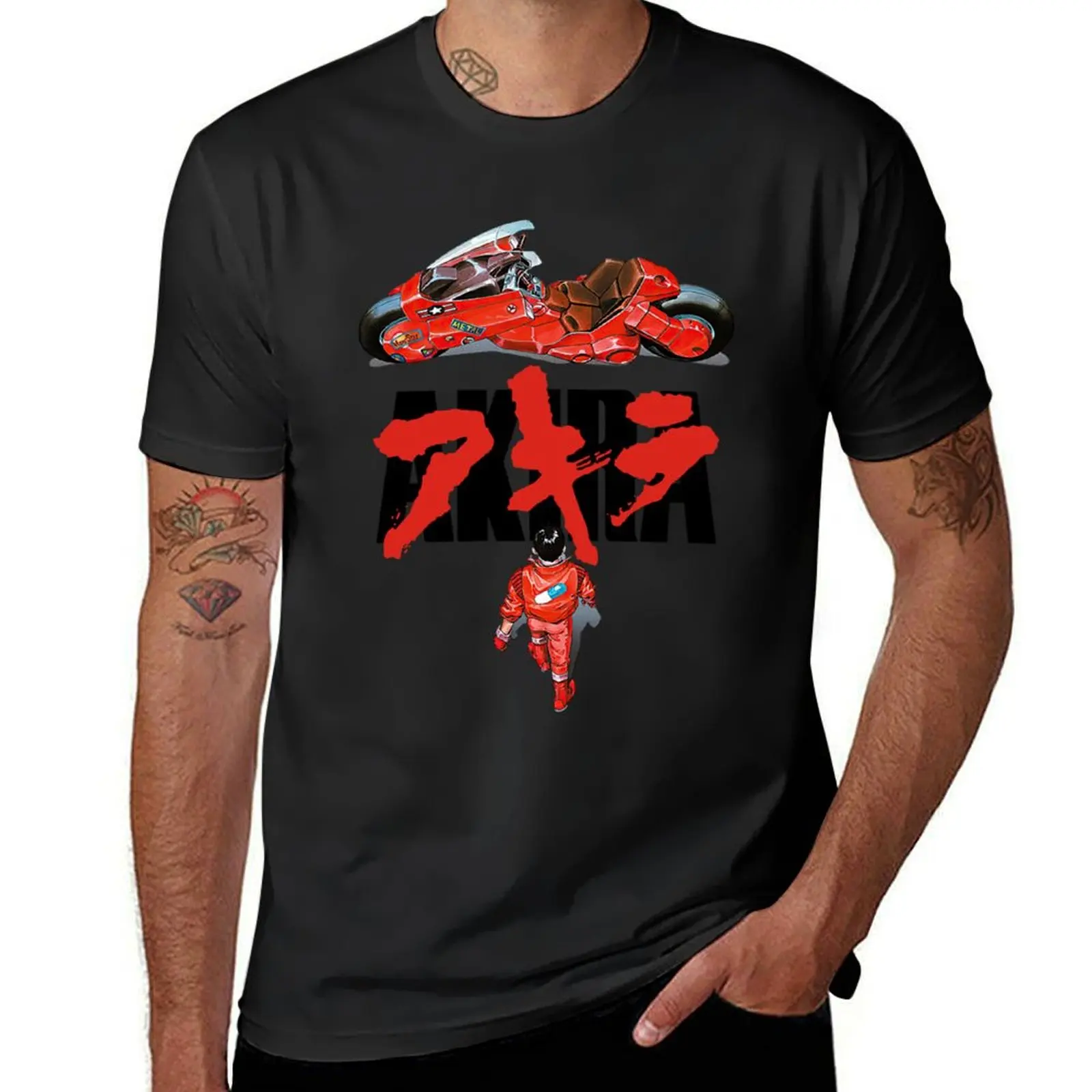 

Akira Anime T-Shirt summer top vintage cute tops t shirts for men pack