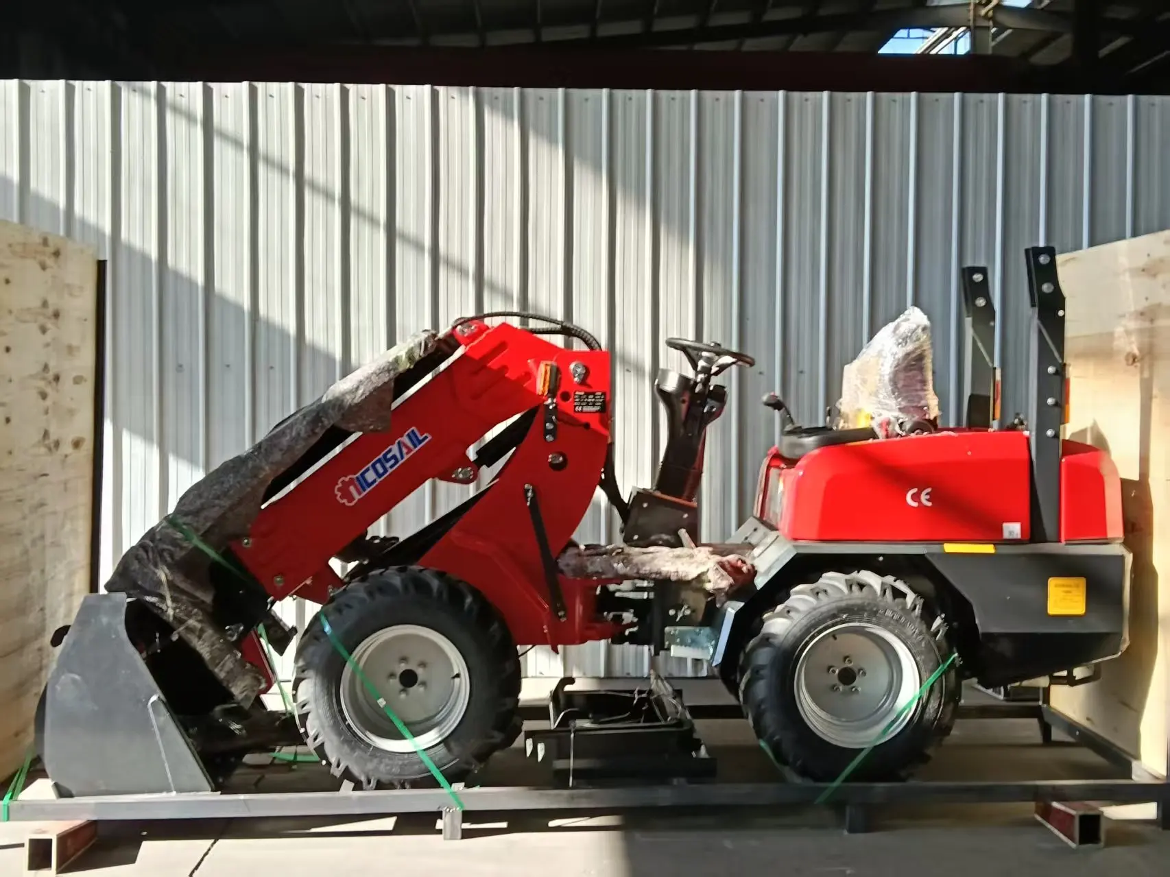 EU CE Telescopic Wheel Loader KZL918 Custom Color Logo Attachments Available