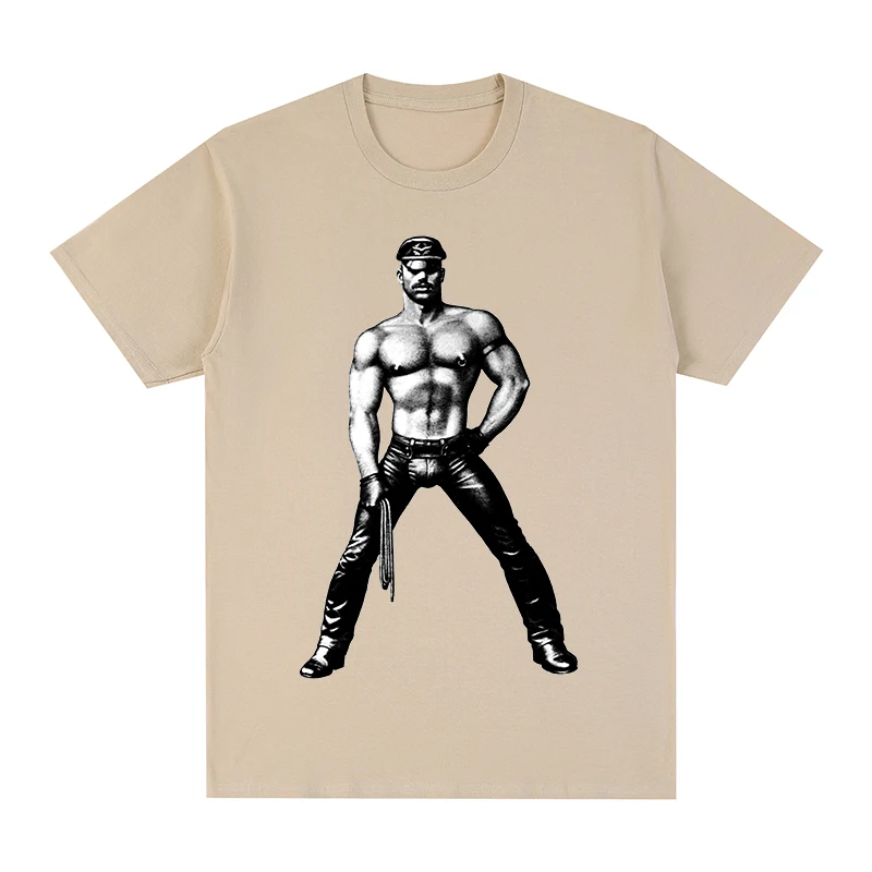 Tom of Finland Art LGBT GAY Rainbow COWBOY Cops Boyfriend T-shirt Cotton Men T Shirt New TEE TSHIRT Womens Tops