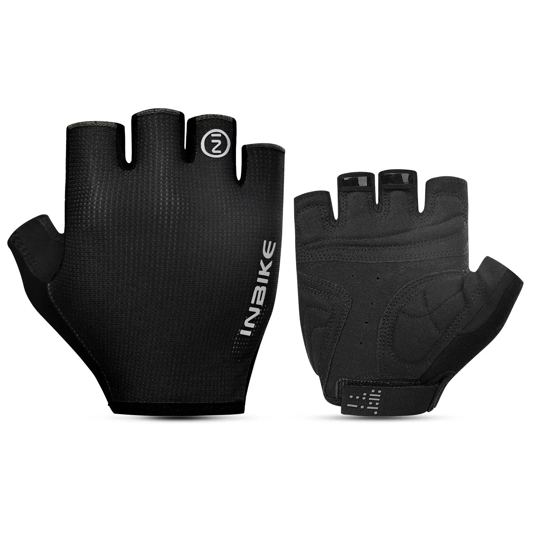 INBIKE Halbfinger-Fahrradhandschuhe Sommer Fahrradhandschuhe Stoßdämpfend Atmungsaktiv Mountainbike MTB Handschuhe Fahrradzubehör
