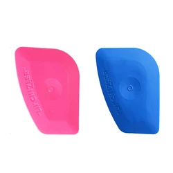 2PCS Soft Blue Squeegee Hard Pink CHIZLER Scraper Vinyl Car Wrap Auto Foil Corner Trim Window Tint Installation Tools A25