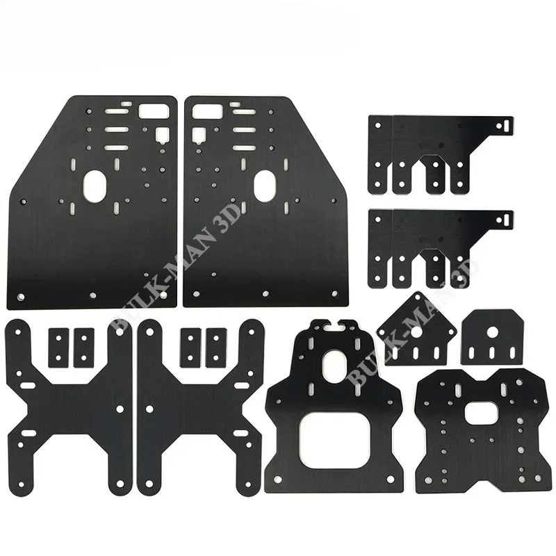 OOZNEST Version 6061-T5 6mm Thickness OX CNC Plate Kits 17pcs Sets for OX CNC Mechanical Builds