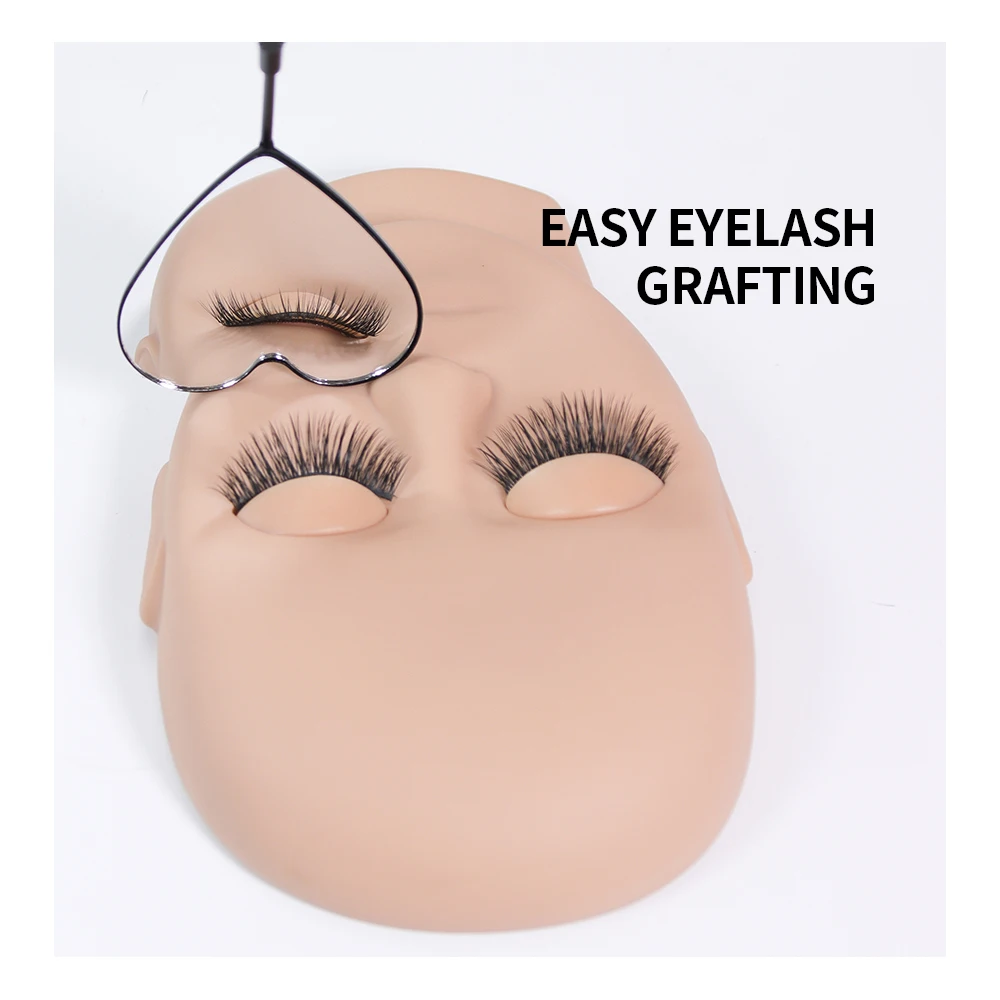 GLAMLASH-Espejo de maquillaje para pestañas postizas, espejo de belleza con aumento, mango largo para comprobar la extensión de pestañas postizas, herramienta de maquillaje