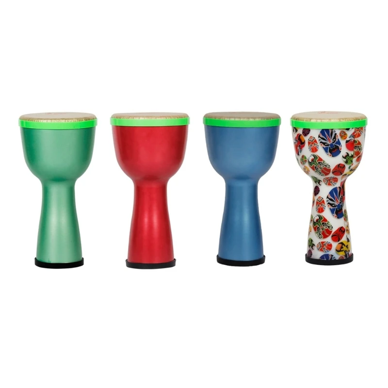 

African Drum Professional Good Sound Kids Adults African Rhythm Playing Toy Hand Drums for Party Bar House Church 8inch