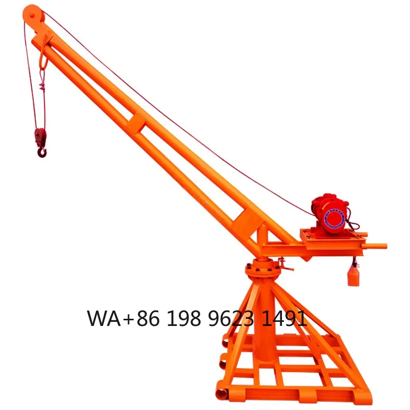 800Kg 800Kg 360° Rotatable Cordless Mini Crane Portable Small Lifting Hoist for Construction Outdoor Building Material Handling - Aliexpress Deal