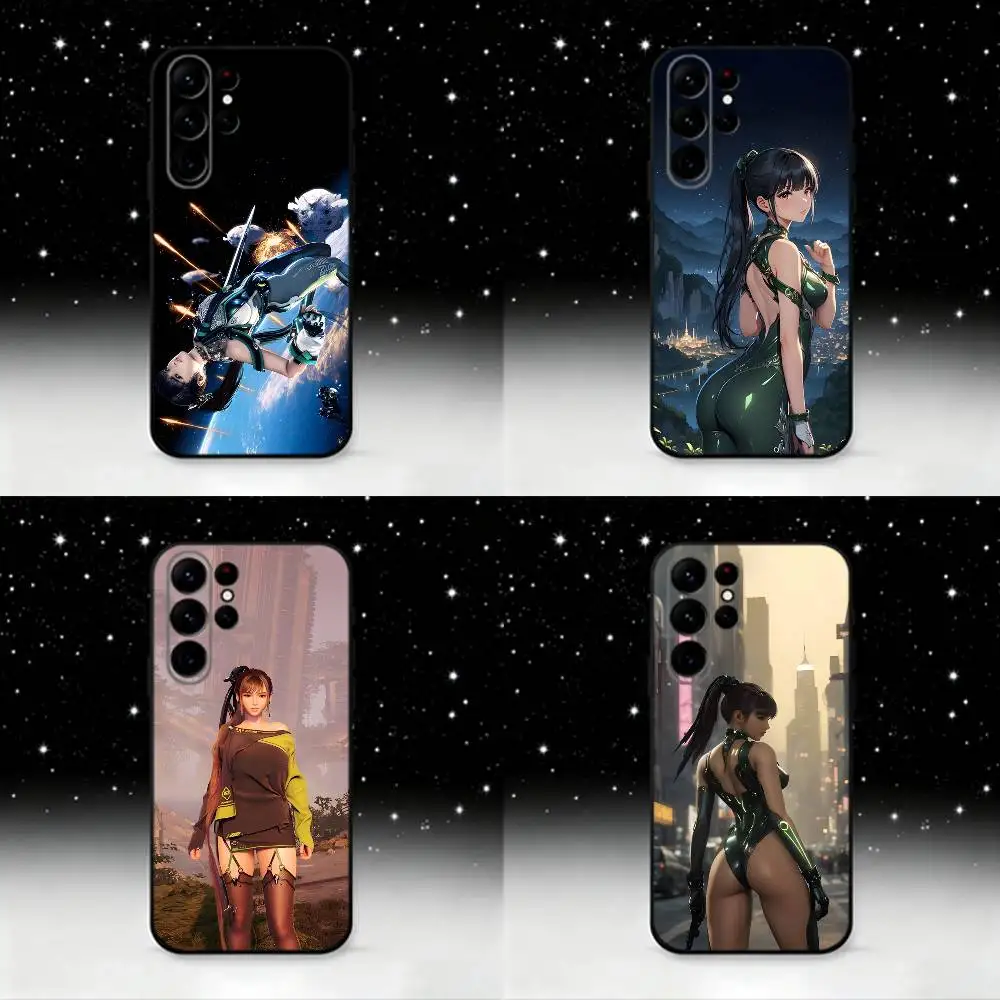 

Game Stellar Blade Phone Case For Samsung S 25,24,23,22,30,21,10,9,Ultra,Plus,Lite,FE,4,5 G Black Soft Case