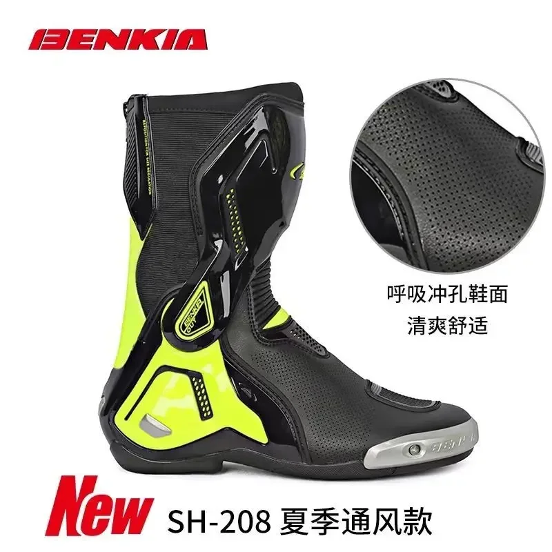 Summer Motorcycle Botas Professional Track Riding Boots CE Certification Racing Zapato AntiCollision Off-Road for Rally Boots