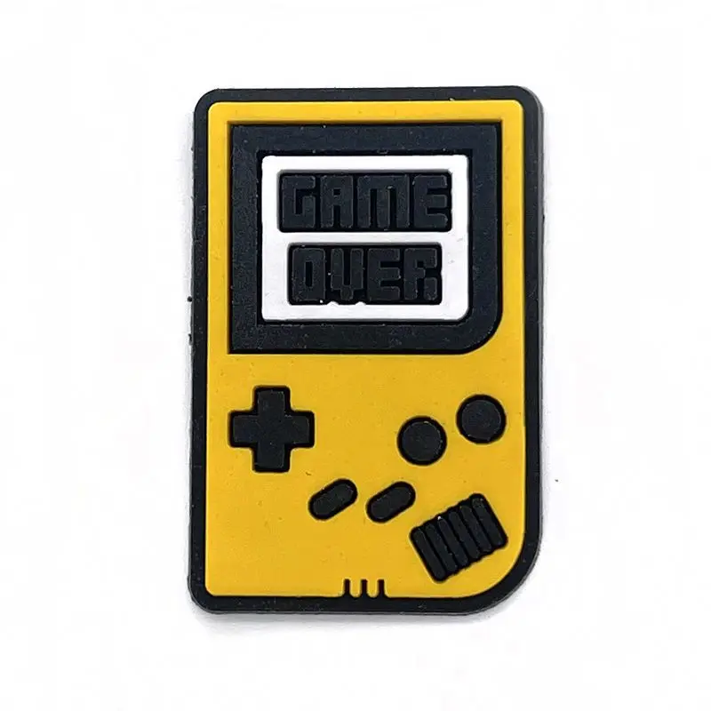 Pac-Man 17-piece cute game-themed shoe charms, detachable, a cute gift for friends, fun gift, Christmas gift