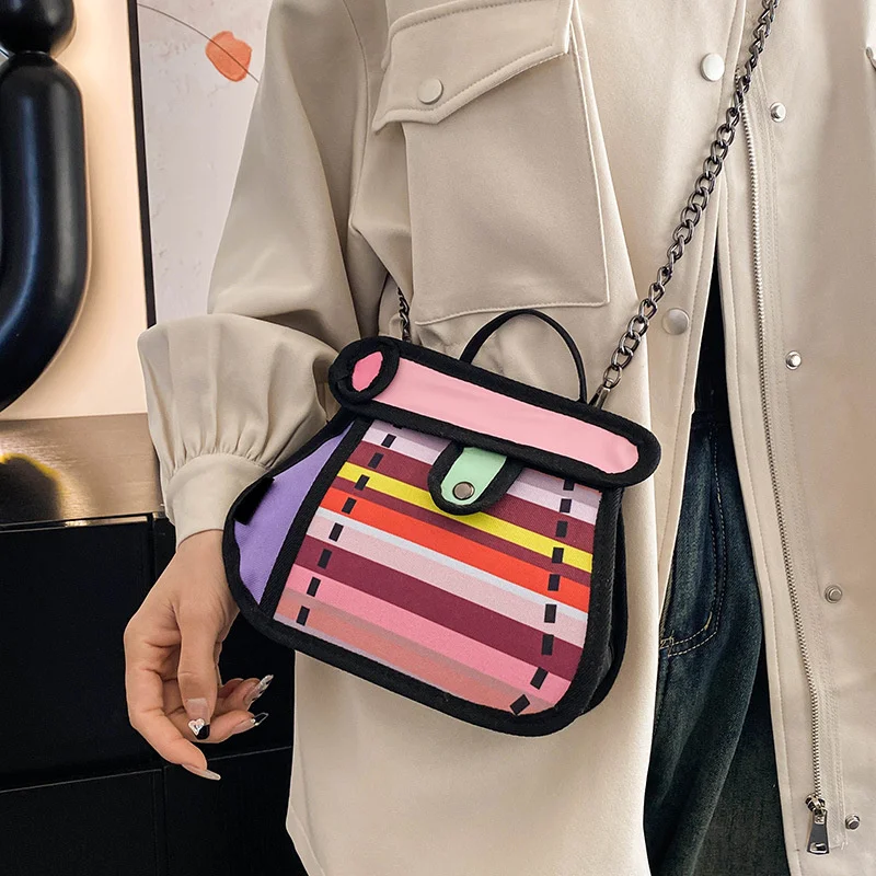 Anime torby dziewczyna serce urocza torba na ciasto 2025 nowa torba na ramię z łańcuszkiem lekka mała torba dla dziewczyny przebranie na karnawał