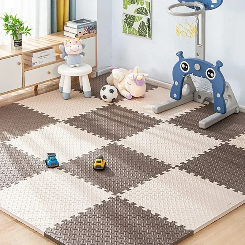 8/16PCS Foam Rug Floor Mat for Toddler, Thick Interlocking Play Mat Carpet Puzzles for Kids, Baby Crawling Pad, Nursery Rug