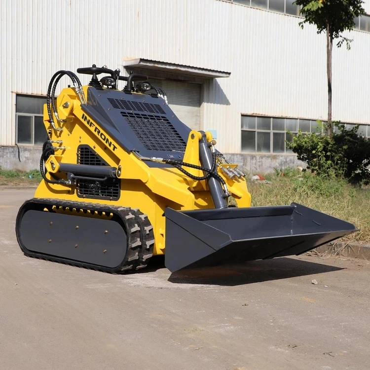 

Customized Sliding Steering Loader Mini Farm Garden Maximum Speed 3600rmp Track Loader Excavator