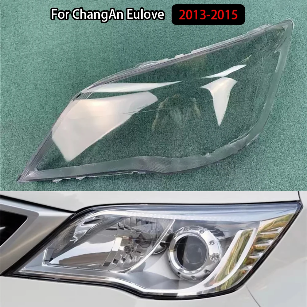 

For ChangAn Eulove 2013-2015 Front Headlamp Cover Transparent Mask Lamp Shade Headlight Shell Lens Auto Replacement Parts