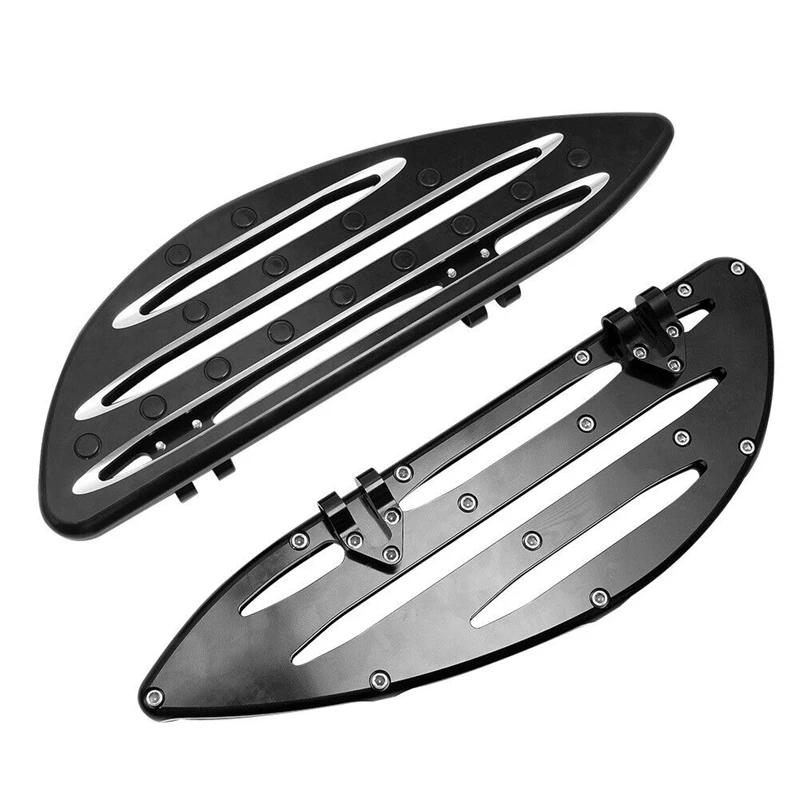 Driver Stretched Floorboards Foot Boards For  Touring Softail Dyna Fatboy Parts Accessories