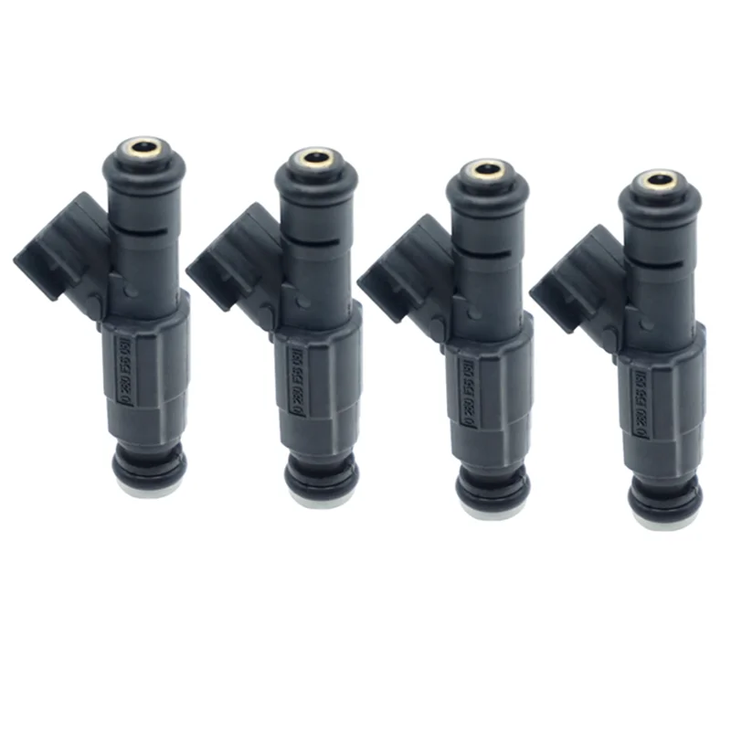 4PCS 0280156081 Fuel Injector Nozzle For Marine Mercruiser V8 350 MAG 4.3L 5.0L MX 6.2L MAR102-8N M02081X8 885176 12567905