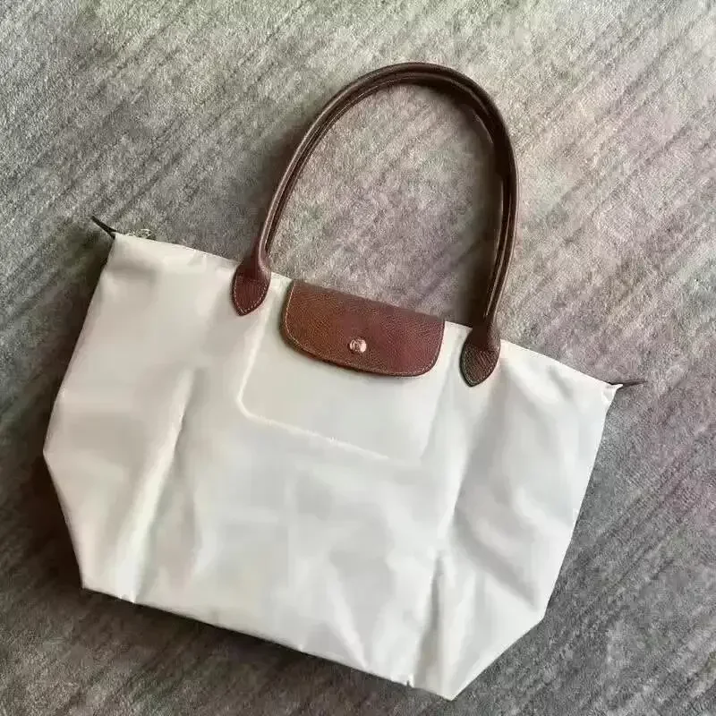 Mulheres dobrável designer moda casual bolsa de ombro alta qualidade náilon bolsas sac grande capacidade clássico sacola nova