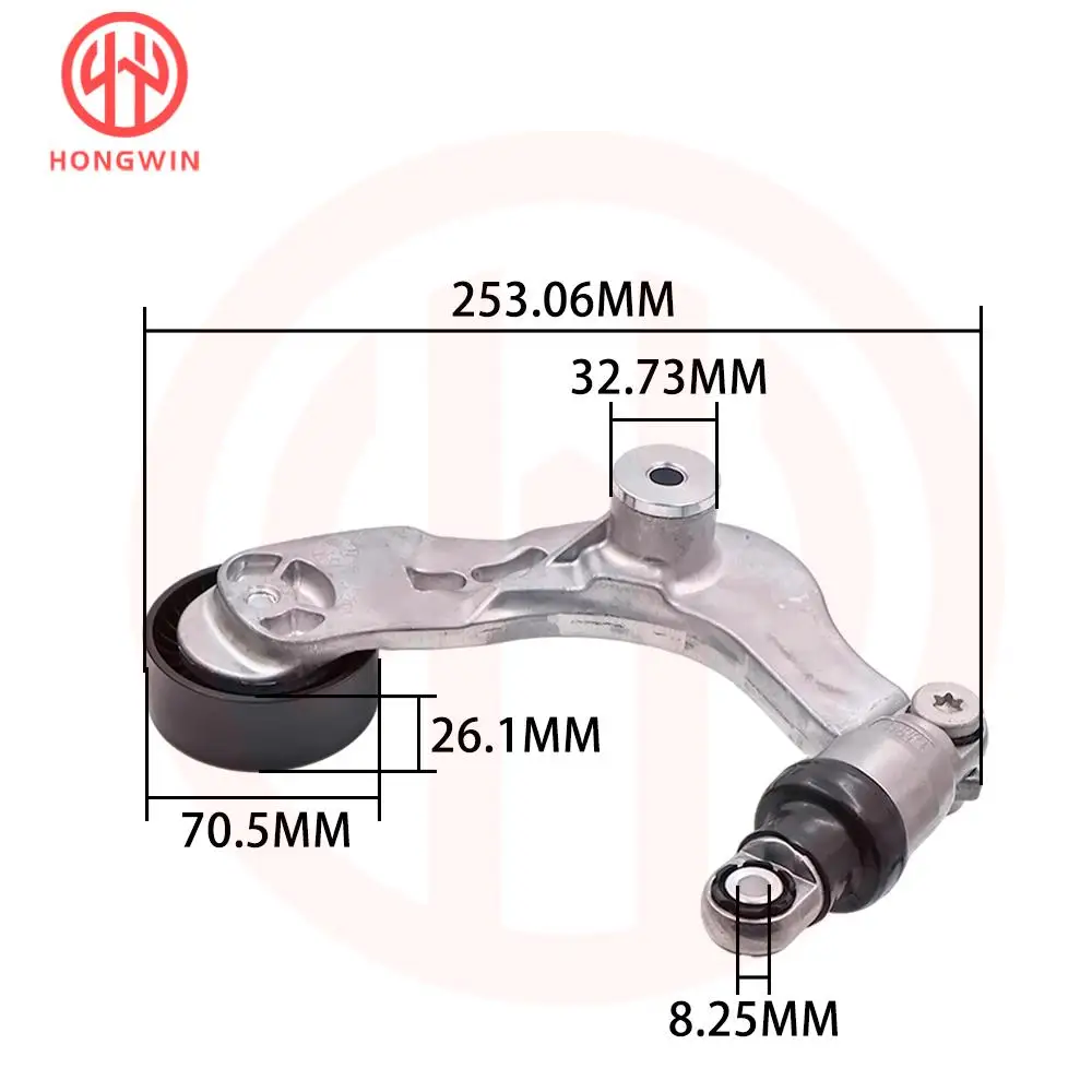 Timing Belt Tensioner Pulley 1722000170 For Ssangyong Actyon II Korando 2.0 2012-2015 17220-00170 534059610 KTP2081