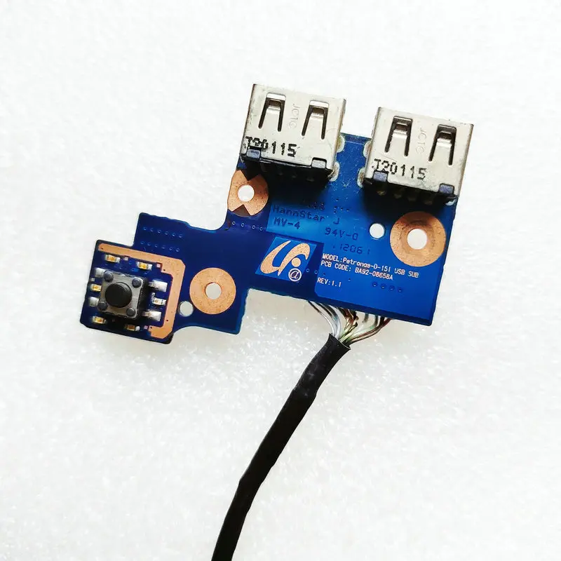 BA92-08658A For Samsung NP305V5A NP300E5A NP300E7A 305V4A Laptop USB Power Button BOARD