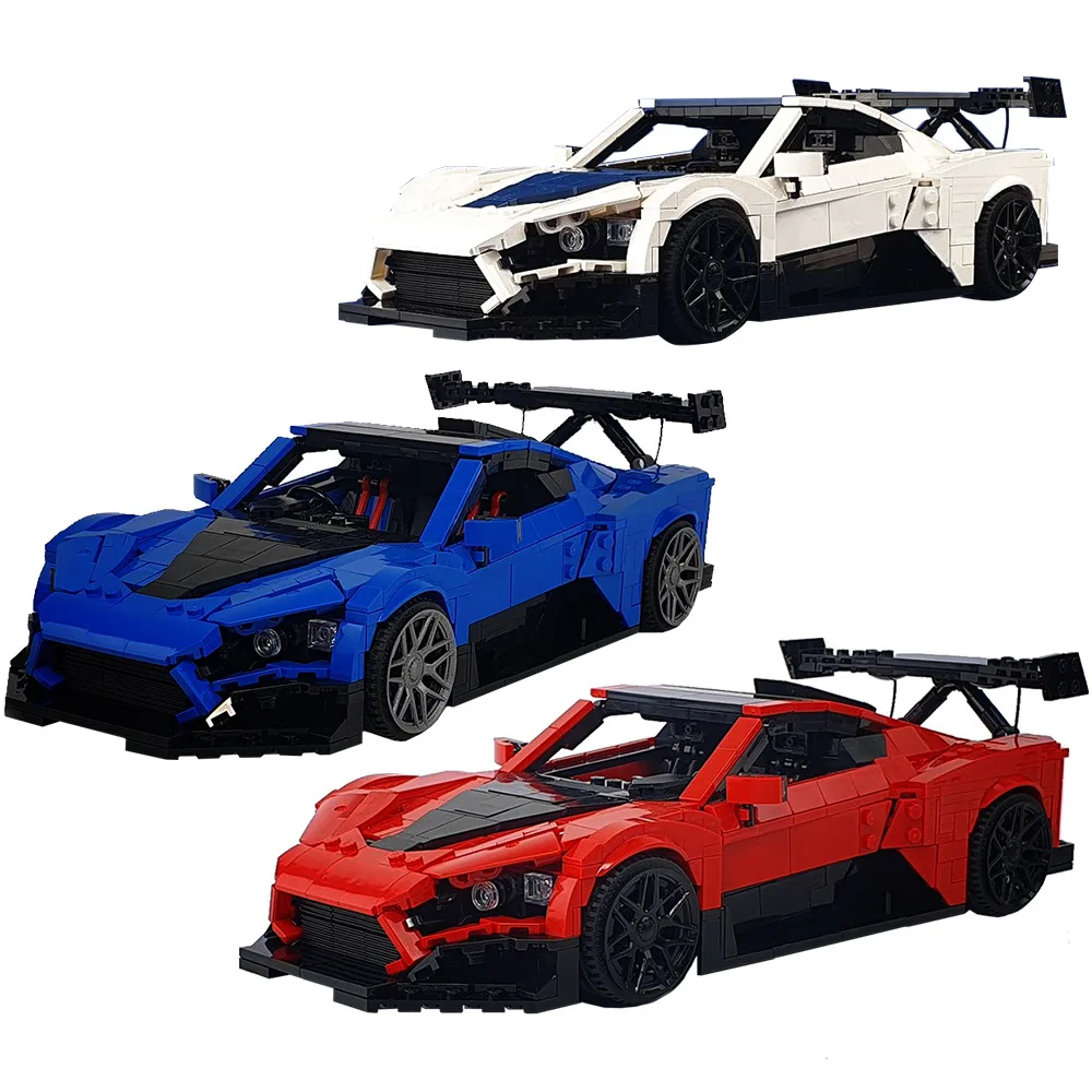 

Детский конструктор MOC-131257 Zenvo, Детский конструктор