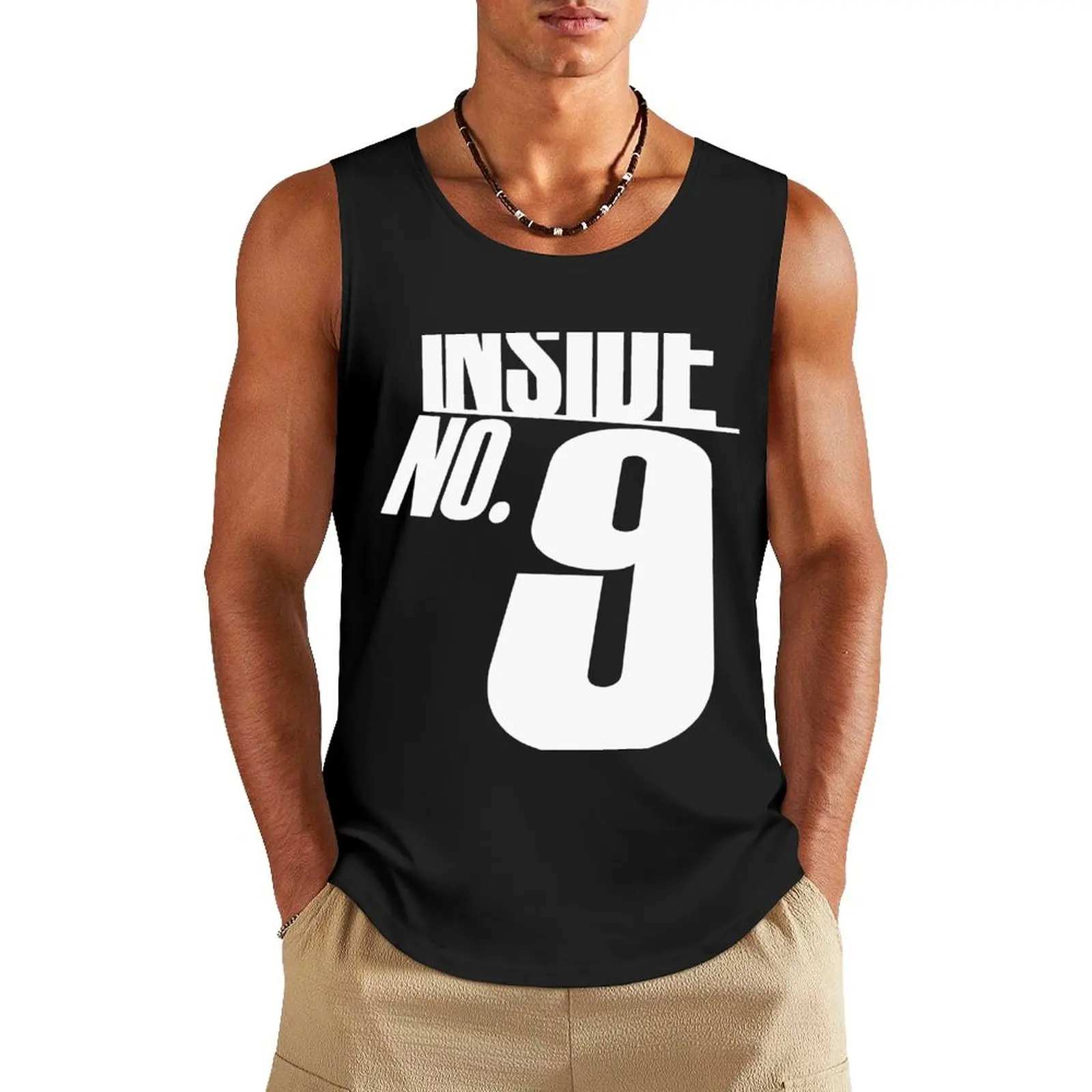 

Inside No. 9 Tank Top Vest male Men's clothing Gym t-shirt man Sleeveless men