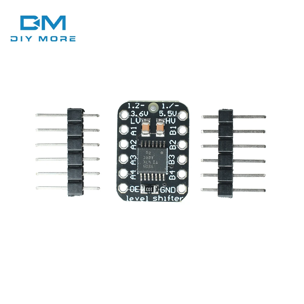 TXB0104 4 Channel Level Converter Module High Speed Bidirectional Voltage Translator Pre Soldered Board For Circuit Development