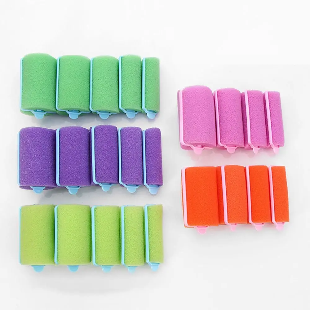 10pcs DIY Soft Sponge Curler Portable Hairproof Hair Tools Multi-functional Durable Hair Roller Hair Styling