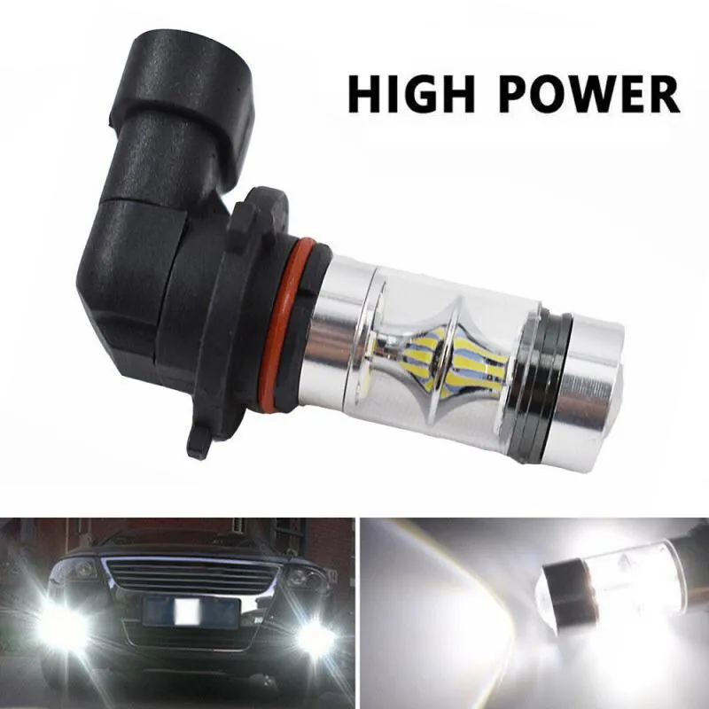 2pcs H11 Fog Light Project Led Super Bright H10 HB4 9006 HB3 9005 Fog Lights Bulb 1200LM 6000K White 12V