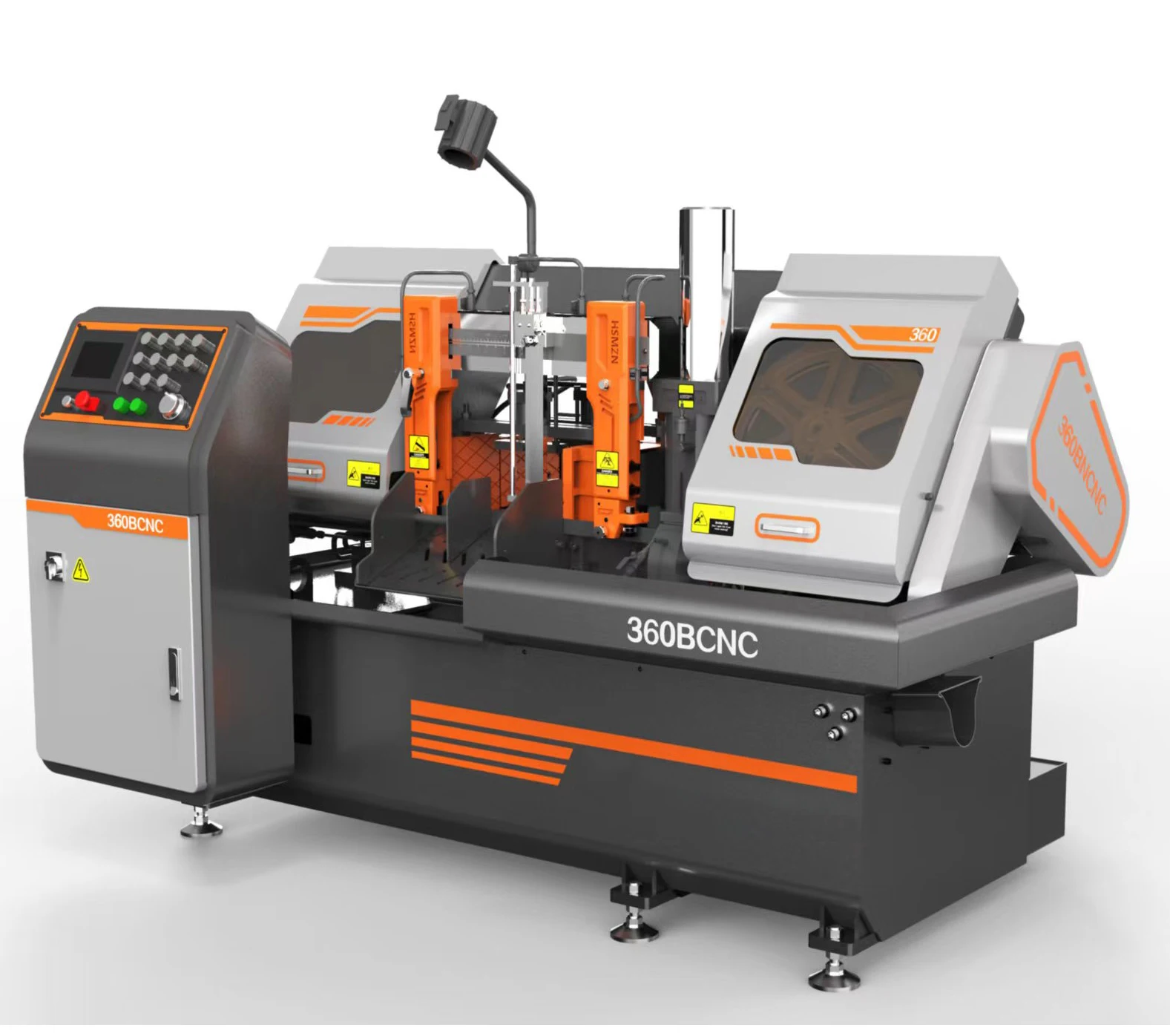 Fully CNC Metal Cutting Band Saw With AutomAtic Speed Adjust Sawing Hine