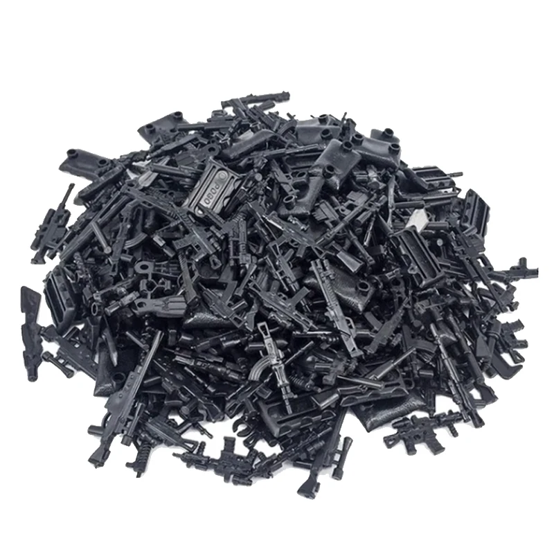 Military Soldier Figure Weapons Building Blocks Accessories Gun Rifles Sniper AK 98K Grenades Bullet Rocket Launcher Bricks Toy