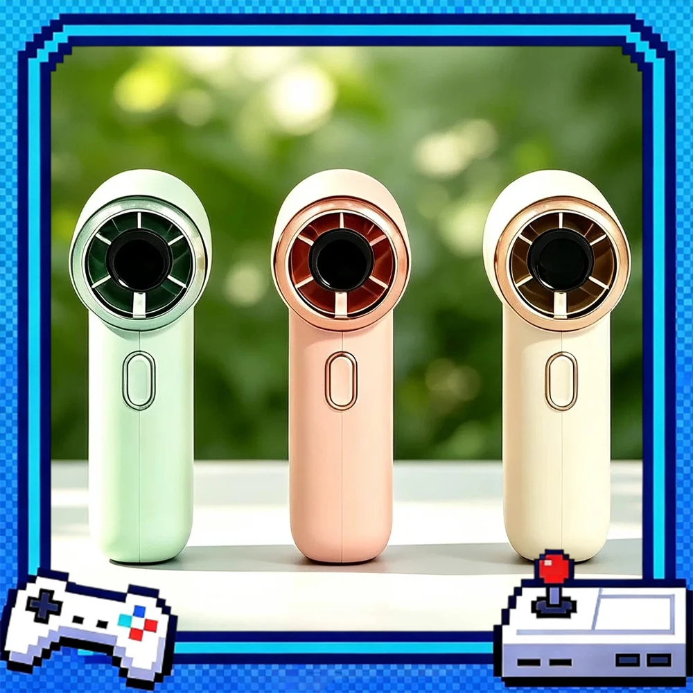 VNEEDTUTU MINI Portable Handheld Small Fan 100 Th Gear Stepless Gear Shifting Handheld Fan Fully Charged For 3 Hours For Gifts
