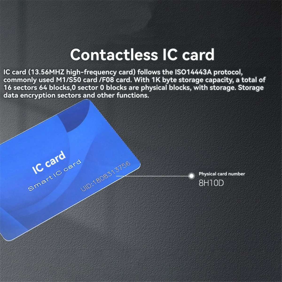 A07I USB قارئ رفيد وحدة قارئ بطاقات IC 13.56Mhz S50 تماس قارئ البطاقات الذكية 14443A دعم نافذة نظام لينكس