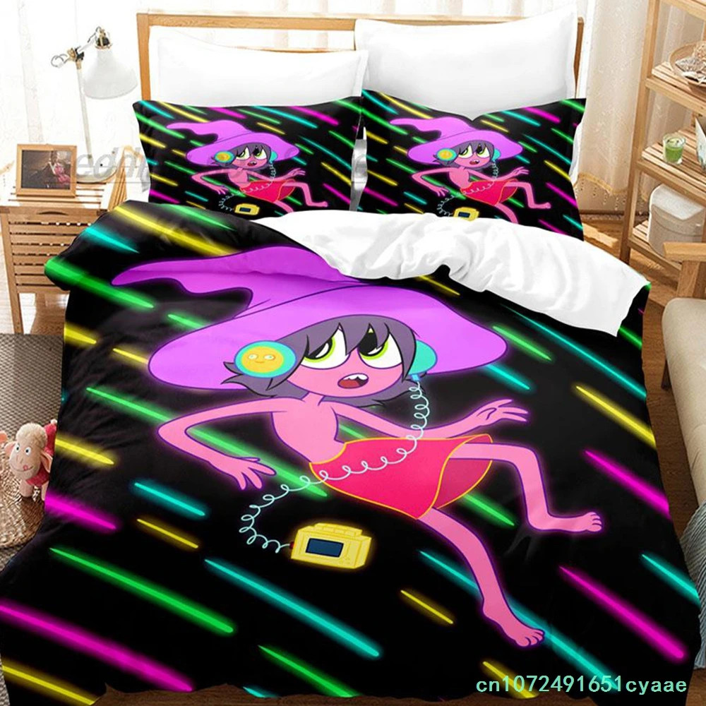 The Midnight Gospel Parallel Bars Bedding Set Single Twin Full Queen King Size Bed Set Aldult Kid Bedroom Duvetcover Sets Anime