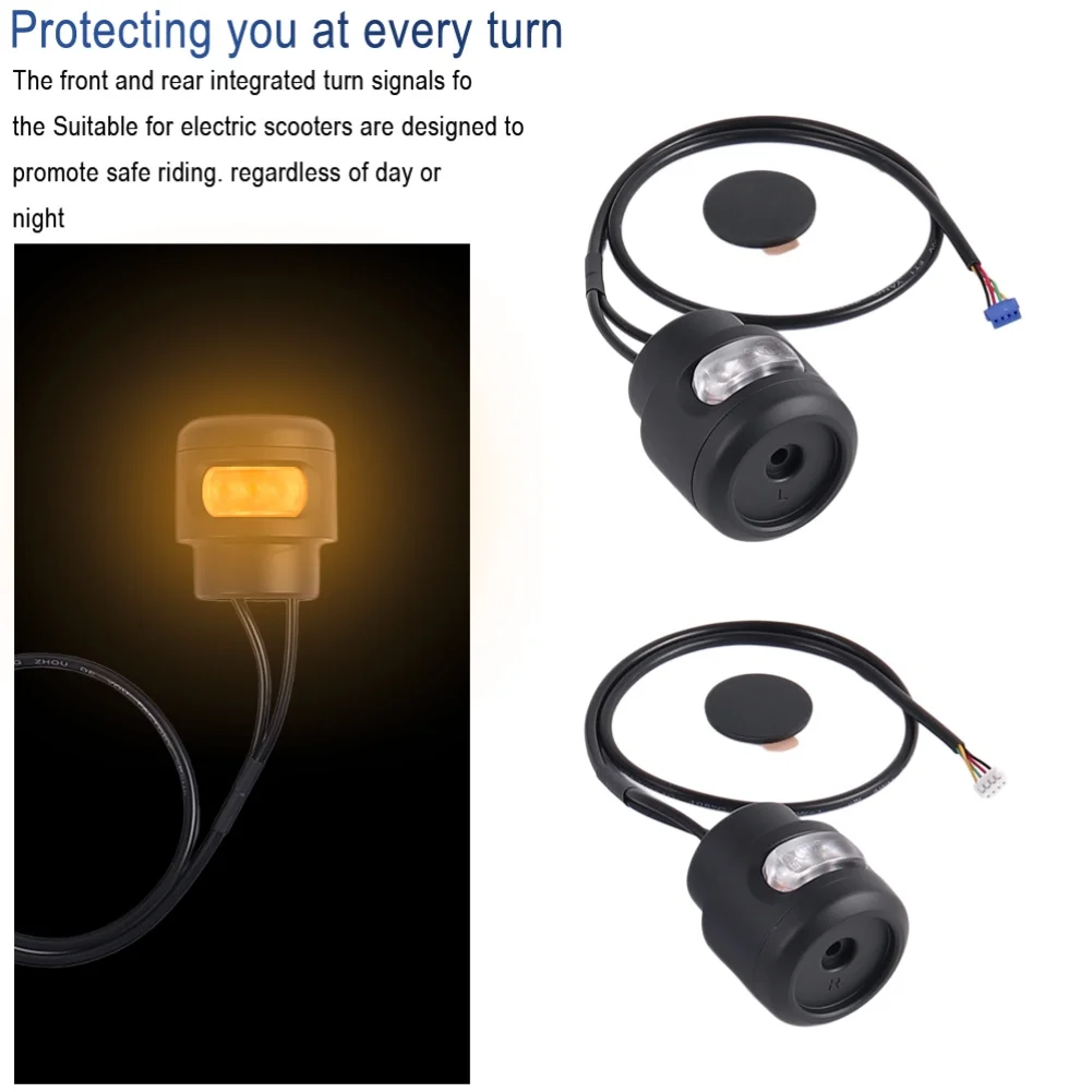 

For Ninebot E3 E3Pro Electric Scooter Front Turn Signal Light E-scooter Handlebar Left And Right Turn Signal Scooter Parts