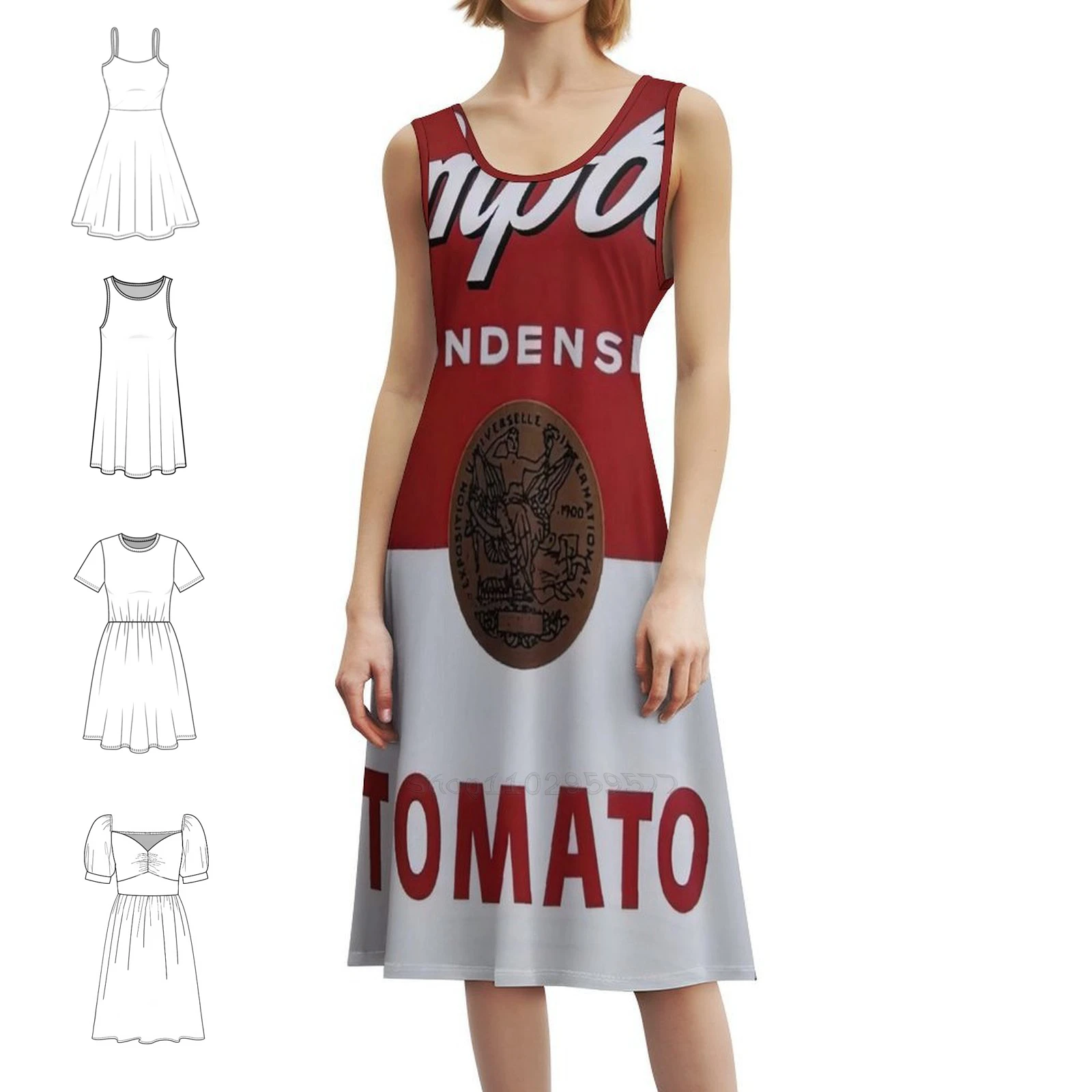 Pop Art Vintage Artist Boho Chic Dress Elegant Fashion Beach Wedding Party Gown Pop Art Banana Pop Nico Velvet Dress