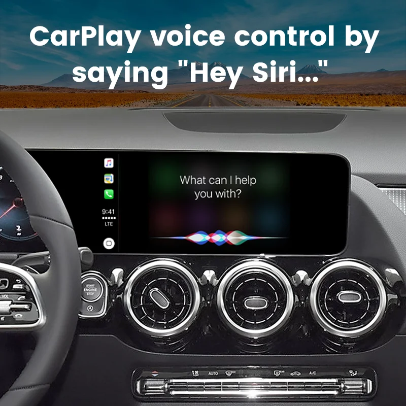 Kabelloses CarPlay Android Auto Interface für Mercedes Benz A W177 GLB GLA CLA Klasse 2019-2022 NTG6.0 MBUX OEM Upgrade mit Touch-Funktion – Detail 7