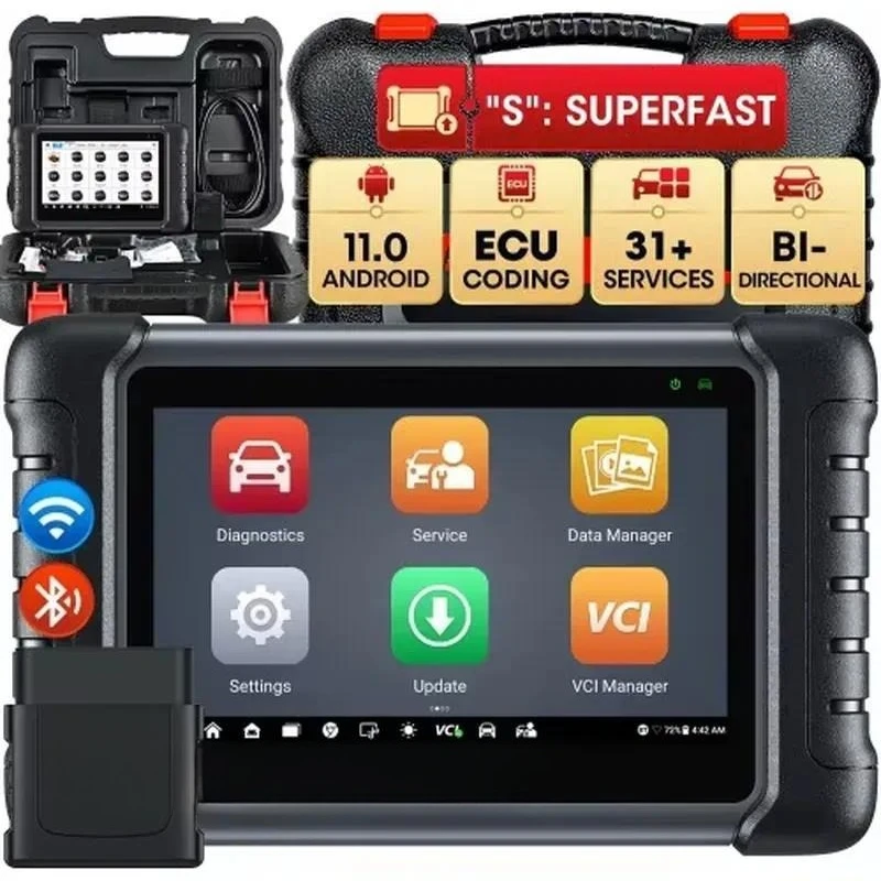 2026 MaxiDAS DS808S-BT Auto Diagnostic Tool Advanced ECU Coding As MS906 Pro Upgraded of DS808S MP808S MP808BT MS906BT