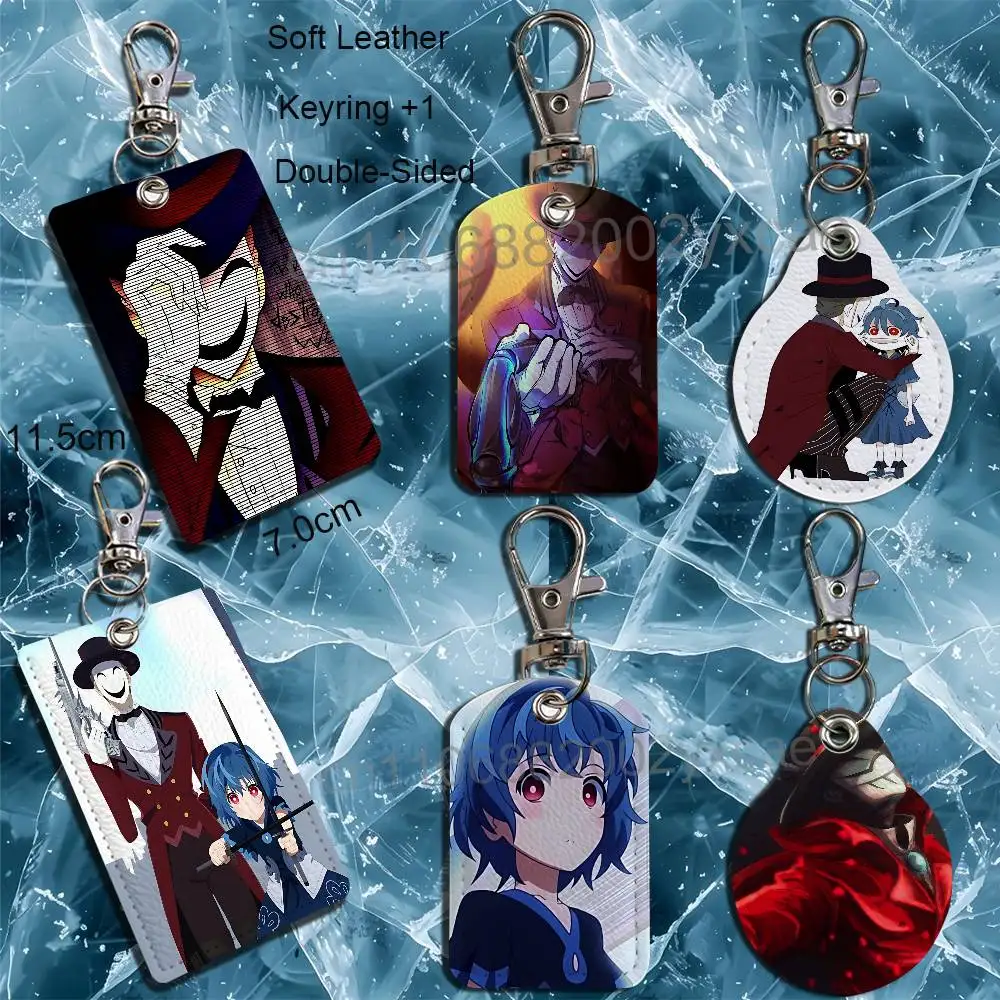 

K-Kagetane Hiruko Black Bullet Holder For Bank Business Work Card Holder Student Card Case Bus Card Keychain