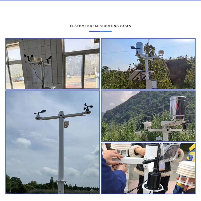 Imagem -05 - Estação Meteorológica Exterior Sensor do Anemômetro do Copo Fibra do Policarbonato Velocidade do Vento Sensor do Sentido do Vento Saída Rs485 420ma 05v 30 m s