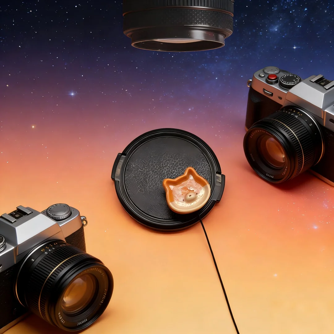 Cute Cartoon Camera Lens Cap Anti-lost Rope Keeper Strap For Canon R50 Sony ZV-E10 Fuji XT50 XT5 XT4 Nikon Z30 Z9 Z8 Accessories
