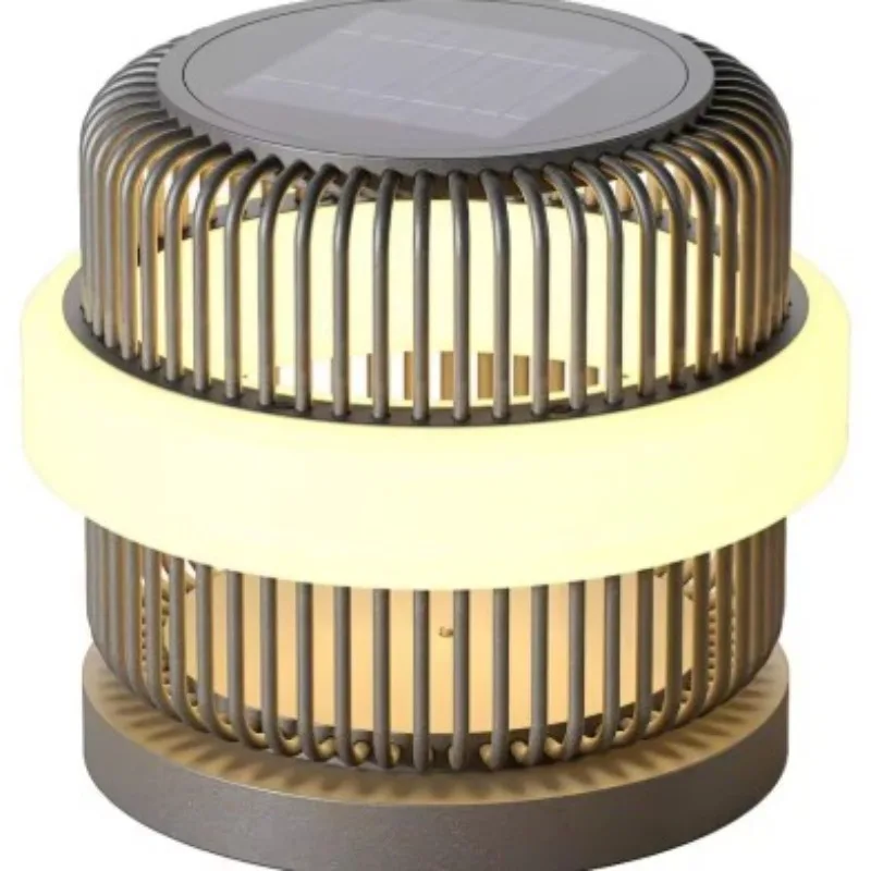 

Solar Garden Light IP65 Wall Light and Street Wall Post Steel Door Post Light Warm White