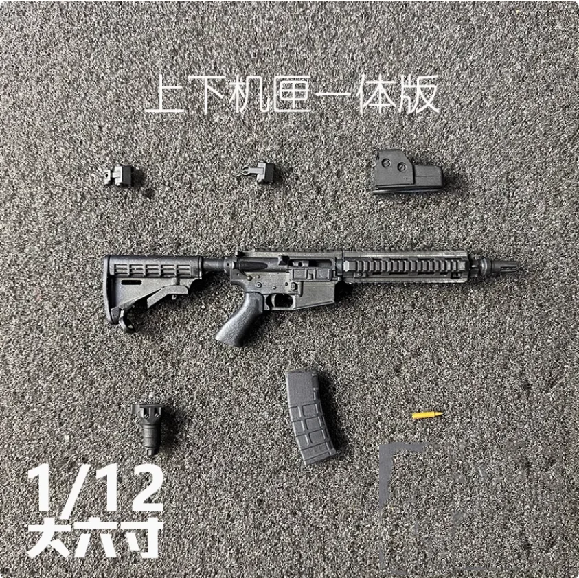 Maßstab 1/12 Soldat Szene Requisiten CA415 Waffe Set Zubehör Harz Modell Spielzeug Für 6'' Action Figur Körper Auf Lager