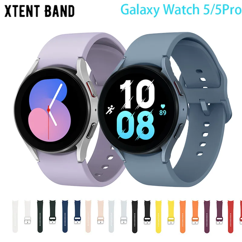 20mm Watch Band For Samsung Galaxy Watch 5/5 pro 40mm Smartwatch Silicone Sports Bracelet Galaxy Watch 4 Classic 44mm 40mm Strap