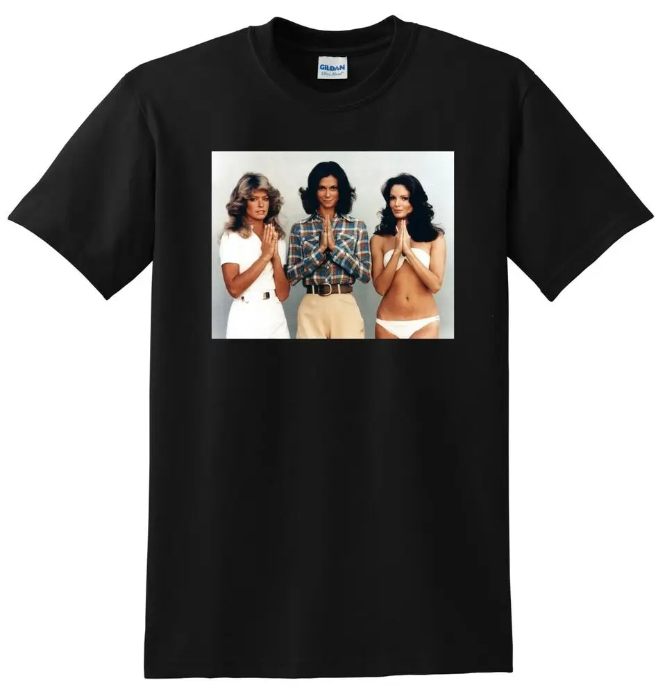 CHARLIES ANGELS T SHIRT tv show 1975 season 1 2 3 4 5 SMALL MEDIUM LARGE XL High Quality 100%Cotton Short Sleeve