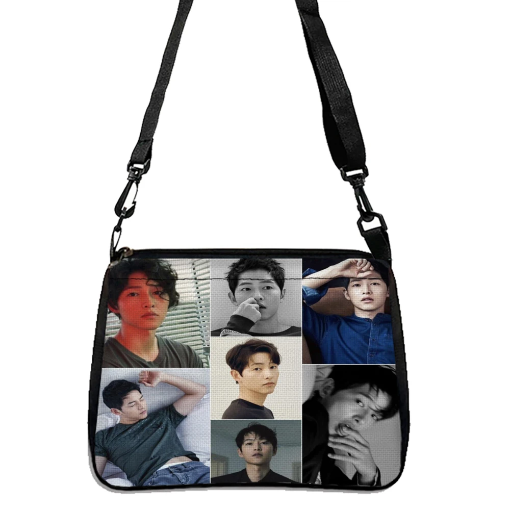 Song Joong Ki Double-sided Printed Handbag Fashionable Shoulder Bag Travel Bag Crossbody Bag Shoulder Bag For Women 5.23