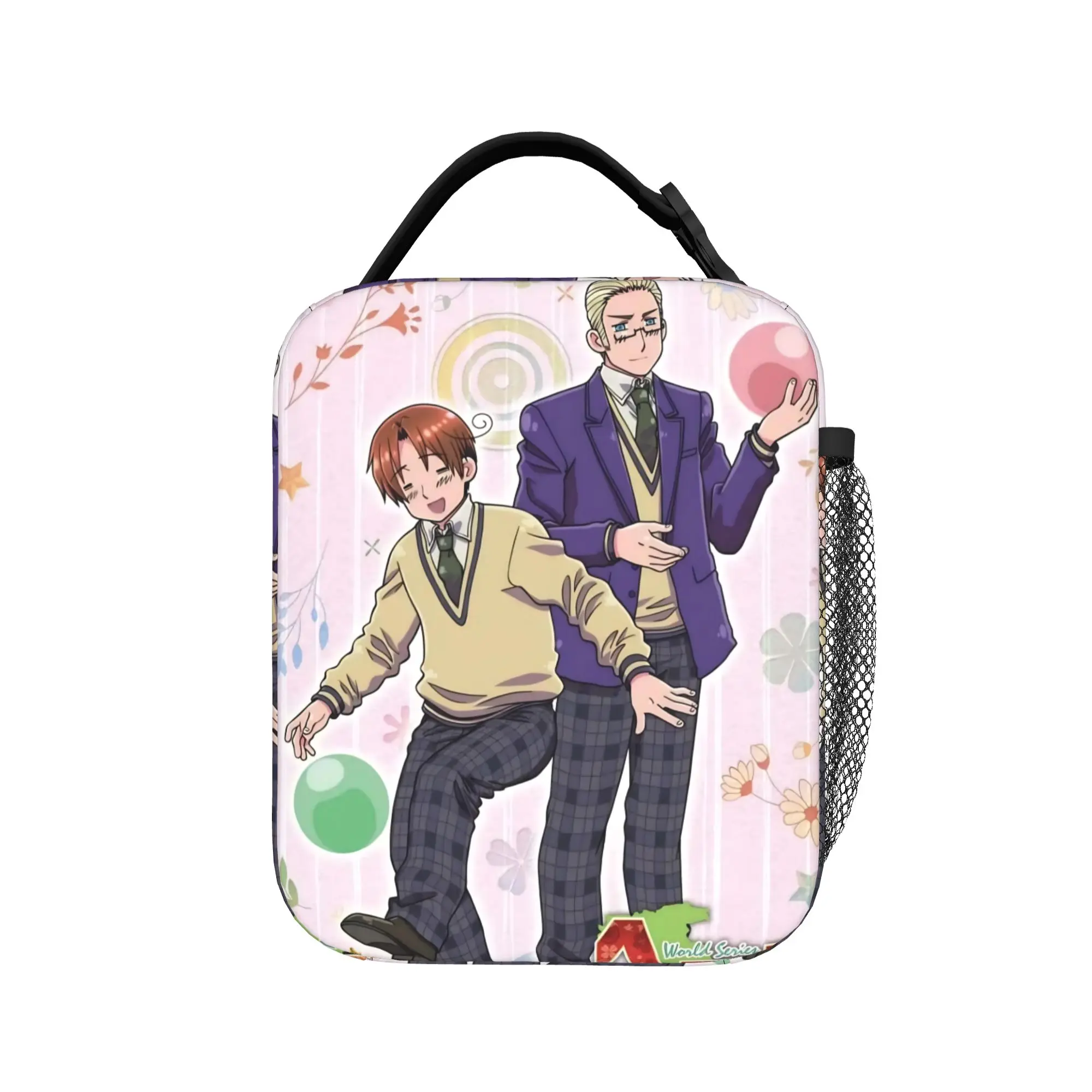 

Hetalias Axis Powers Insulated Lunch Bag for Men Women Food Bag Portable Cooler Thermal Bento Box For Travel