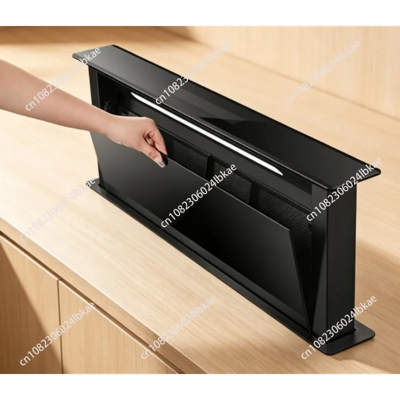 Built-in downdraft cooker hood 60/90cm stainless steel built-in downdraft cooker hood for home silent kitchen exhaust fan