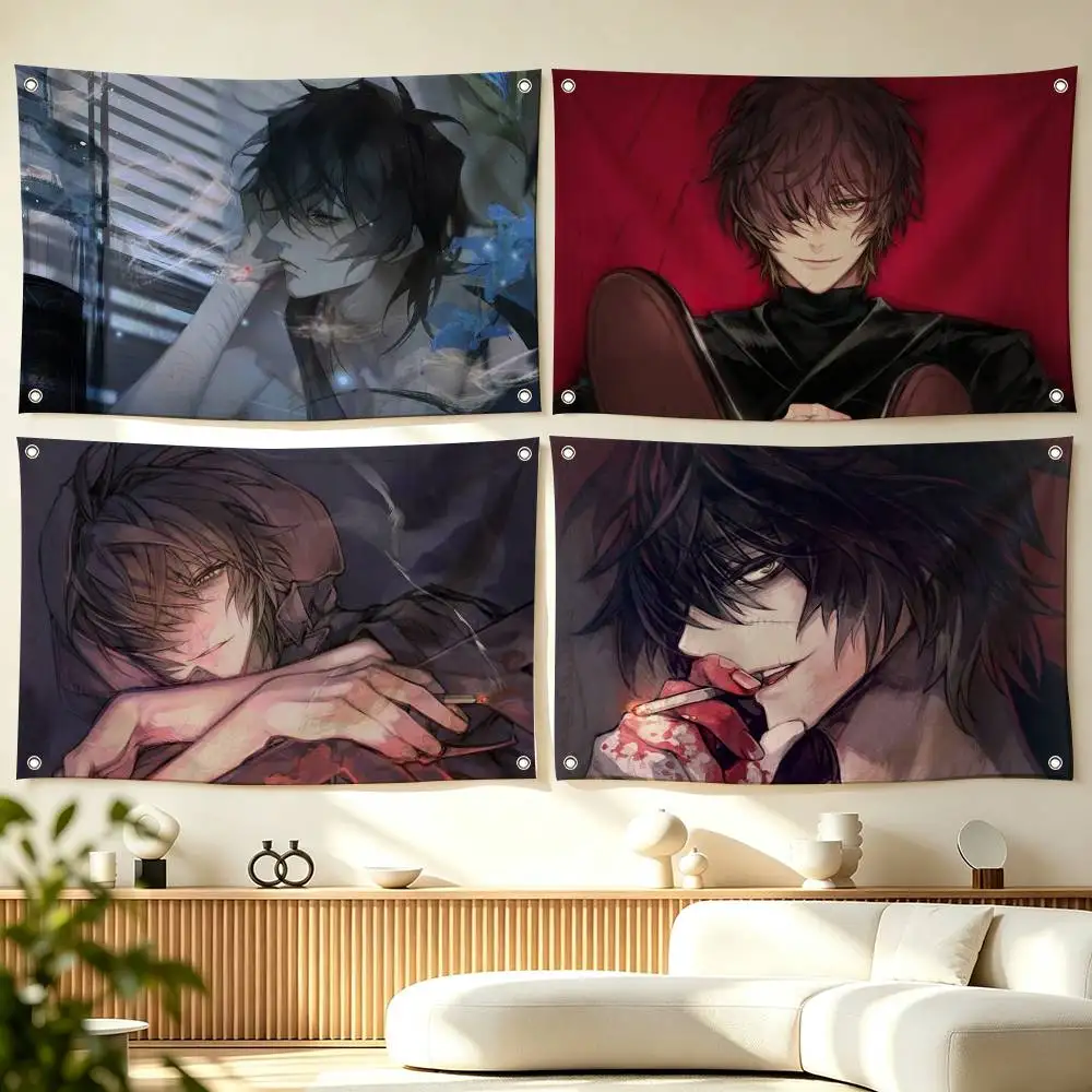 S-Slow Damage Visual Novel  Flag Suitable For Party Club Outdoor Interior Wall Decoration Banner Fans Gift